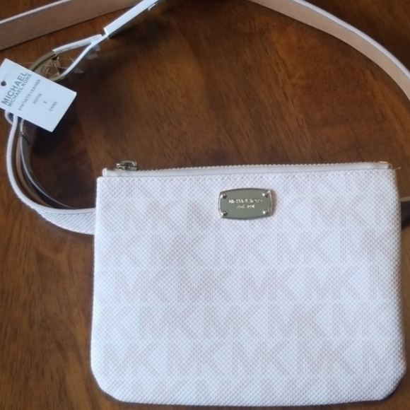 Michael Kors Handbags - Michael Kors Monogram Belt Bag in Soft Pink